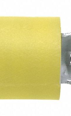 PANDUIT Wire Disconnect: Female Socket, Yellow, Vinyl, Partial Coverage, 12 AWG – 10 AWG Wire Size (MPN DV10-250-L). Key specifications — attr1307035: PANDUIT; attr1307036: DV10-250-L.