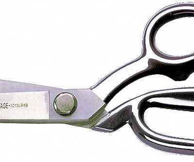 KLEIN TOOLS Fabric Shears: Right-Hand - All-Metal Offset Scissors