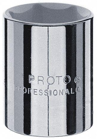 PROTO Socket: SAE, 1/2 in Drive Size, 1 5/16 in Socket Size, 6-Point, Std, Chrome - 1/2" Drive Hand Sockets