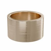 Sleeve Bearing: Bronze, SAE 841, 50 mm Bore, 60 mm OD, 35 mm Lg, 49,938 lb/sq in-fpm Max PV, 2 PK (MPN AAM5060-35B). Key specifications — System of Measurement: Metric; Material Grade: SAE 841; Brand: OILITE.