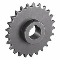 TRITAN Roller Chain Sprocket: 100, For 1 1/4 in Chain Pitch, 2 7/16 in Bore Dia, 25 Teeth, Steel (MPN 100BS25H X 2 7/16). Key specifications — Brand: TRITAN.