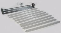 DAYTON Hydronic Unit Heater Louver: Vertical Louver Kits, 5PV27/5PV28, Steel, Gray (MPN 5ZKD1). Key specifications — Brand: DAYTON; Material: Steel; Color: Gray; Overall Dimensions - H x W x D: 21-11/16 in x 23-1/4 in x 3-5/8 in; Compatible Grainger Part Number: 5PV27.