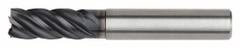 WIDIA HANITA Corner Radius End Mill: Carbide, AlTiN Coated, 5 Flute, 16 mm Mill Dia, 32 mm LOC (MPN 57N816076MW)