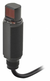 OMRON Photoelectric Sensor: M18 Threaded, Non-Terminated Cable, 10-30V DC, NPN, 2 m (MPN E3RA-RN112M). Key specifications — attr211355: OMRON; attr1075361: 10-30V DC; attr1114840: M18 Threaded.