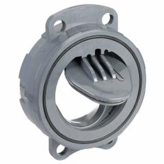 HAYWARD Wafer Check Valve: Swing, Inline Valve Body, 6 in Pipe Size, Wafer, PVC, For Water Media (MPN WCV1600ES). Key specifications — Brand: HAYWARD; Disc Material: PVC.