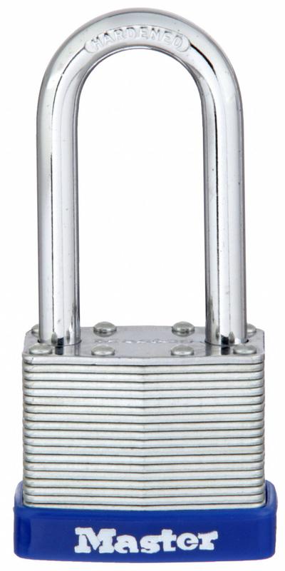 MASTER LOCK Combination Padlock: Scrolling Combo, Silver, Steel, Long Shackle - Long Shackle Combination Padlocks
