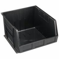 QUANTUM STORAGE SYSTEMS ESD Conductive Bin: 16 1/2 in x 18 in x 11 in, Black, Label Holder Included (MPN QUS270CO). Key specifications — Electrostatic Discharge: Electrostatic Discharge Conductive; Brand: QUANTUM STORAGE SYSTEMS; % Recycled Content: 0%.