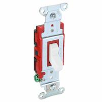 BRYANT Wall Switch: Toggle Switch, Single Pole, Maintained, White, 120/277V AC, 20 A (MPN 4901BW). Key specifications — Illuminated: No; Voltage Rating: 120/277V AC.