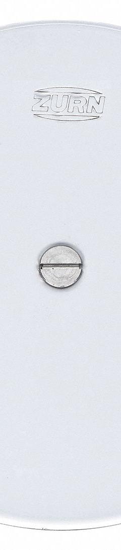 ZURN Cover: 5 in Overall Dia, 1/8 in Overall Ht, Stainless Steel, Unfinished, Gray, Screw-In (MPN CO2530-SS5). Key specifications — Color: Gray; Brand: ZURN; Finish: Unfinished; Includes: Securing Screw.