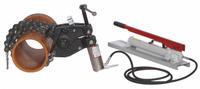 WHEELER-REX Hydraulic Pipe Cutter: 18 in Max, 4 in Min, For Cast Iron, Max 6,000 psi, Hand Pump (MPN 3890-18). Key specifications — attr665459: Hydraulic Pipe Cutter; attr665461: Cast Iron; attr665467: Hose; attr665453: WHEELER-REX.