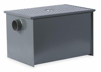 Watts Grease Interceptor: 30 lb Capacity, 15 gpm Flow Rate, 2 in Overall Dia - Grease Interceptors