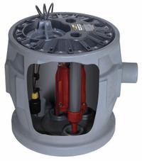 LIBERTY PUMPS Grinder Pump System: Plastic, 1 hp, 115V AC, 42 gpm @ 10' of Head, 50 ft Max. Head (MPN P382XPRG101). Key specifications — Rated Voltage: 115V AC; Discharge Location: Top; Brand: LIBERTY PUMPS; Alarm: Not Included; Switch: Integral Tether Float.