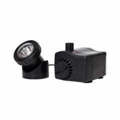 Fountain Pump: 1/64 hp, 120V AC, 3 ft Max. Spray Ht, 16 ft Cord Lg (MPN 52768). Key specifications — Brand: POND BOSS.