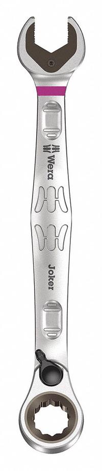 WERA Combination Wrench: Alloy Steel, Nickel Chrome, 35/64 in Head Size, 7 1/4 in Overall Lg, Offset (MPN 05020069001). Key specifications — attr309600: 35/64 in; attr309611: Nickel Chrome; attr309610: Alloy Steel; attr309604: Yes; attr309612: No; attr309613: No; attr309615: No; attr324932: WERA.