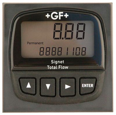SIGNET Electronic Flowmeter: Flow Totalizer, Water, Polypropylene, Insertion, Insertion - Displays for Paddlewheel Flowmeters