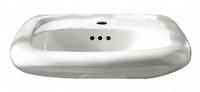 AMERICAN STANDARD Bathroom Sink: Murro™, White, Vitreous China, 21 1/8 in Overall Lg, 1 Faucet Holes (MPN 0955001EC.020). Key specifications — Series: Murro™; Includes: Rear Overflow, Recessed Self-Draining Deck; Color: White; Brand: AMERICAN STANDARD; Sink Type: Bathroom; Material: Vitreous China; Sink Material: Ceramic.