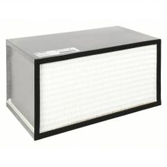 GRAINGER HEPA Air Filter: 24 in x 12 in x 12 in, 99.97% Filter Efficiency, Downstream Face (MPN 911TJ6). Key specifications — Brand: GRAINGER; Frame or Header Material: Galvanized Steel.