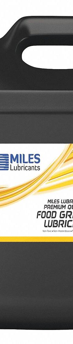 MILES LUBRICANTS Compressor Oil: 1 gal, Bottle, 20 SAE Grade, 68 ISO Viscosity Grade, Food Grade (MPN MSF1543005). Key specifications — attr59744: 129; attr59746: 68; attr59736: Yes; attr59735: Bottle; attr59738: Miles FG Comp Oil; attr59749: 20.