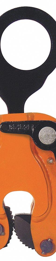 RENFROE Plate Clamp: Plate Clamp, 12,000 lb Working Load Limit, Vertical Lift with 180° Flip, Manual (MPN TLA-06.00-A). Key specifications — Attachment Type: Load Ring; Brand: RENFROE; Material: Steel.