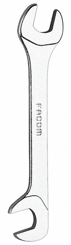 FACOM Open End Wrench: Alloy Steel, Satin, 14 mm Head Size, 4 23/32 in Overall Lg, Std (MPN FM-34.14). Key specifications — attr309776: No; attr309781: Satin; attr309780: Alloy Steel; attr324939: FACOM.