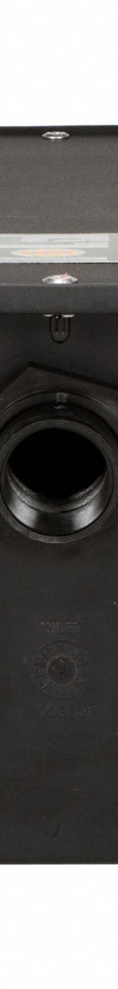 ZURN Grease Interceptor: 30 lb Capacity, 15 gpm Flow Rate, 19 1/2 in Overall Wd, 23 in Overall Lg (MPN GT2702-15). Key specifications — Material: Plastic; Includes: Mounting Hardware; Brand: ZURN.