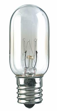 APPROVED VENDOR Incandescent Bulb: Intermediate Screw (E17), Incandescent, (T) Tubular, T7, 2800K (MPN 15T7N/120V). Key specifications — Bulb Shape: T7; Voltage: 120V AC; Bulb Finish: Clear; Color Temperature: 2800K; Brand: APPROVED VENDOR.