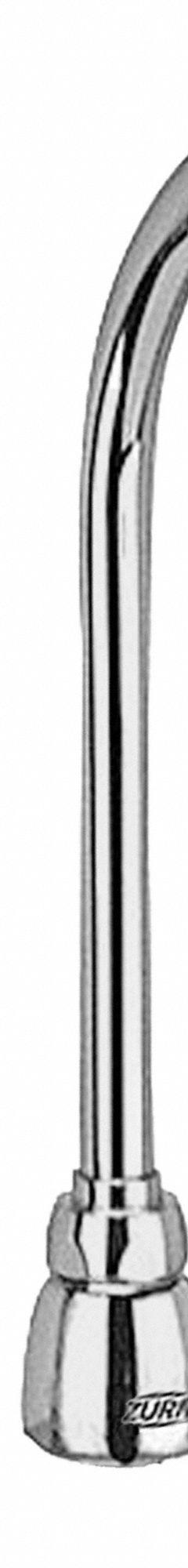 ZURN Gooseneck Kitchen/Bathroom Faucet: AquaSpec®, Brass, Widespread, Deck, 3 Mounting Holes, Chrome (MPN Z831C4-XL). Key specifications — Series: AquaSpec®; Brand: ZURN.
