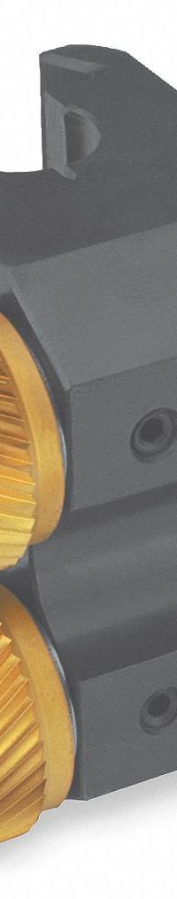 DORIAN Knurling Holder: 2 Knurls Required, CNCKH, 2 Head Ht, 1 7/8 in Head Lg, 1.5260 in Head Wd (MPN CNCKH-6-4)