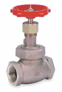 MILWAUKEE VALVE Globe Valve: For Gas/Oil/Steam/Water Media, Bronze, Z-Body, 1/4 in Pipe Size, Female (MPN 590T1/4). Key specifications — Brand: MILWAUKEE VALVE; Stem: Rising.