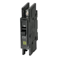 SQUARE D Miniature Circuit Breaker: 50 A, 120/240V AC, Single Phase, 10kA at 120/240V AC, 1 Poles (MPN QOU150). Key specifications — Phase: Single; Amps: 50 A; AC Voltage Rating: 120/240V AC; Max. AIR Rating: 10kA at 120/240V AC; For Use With: Air Conditioning and Refrigeration Equipment; Brand: SQUARE D.