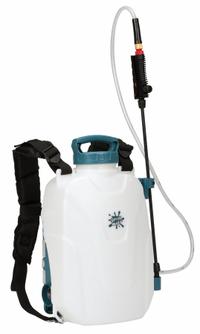 SPRAYMATE Cordless Backpack Sprayer: For Lawn, Garden and Agriculture, 4 gal Tank Capacity (MPN SMSAAH-2). Key specifications — Brand: SPRAYMATE; Chemical Compatibility: Bleach and Disinfectant.