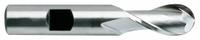 YG-1 Ball End Mill: Cobalt, TiCN Coated, 2 Flute, 1-1/8" Mill Dia, 2-1/4" LOC, 4-3/4" OAL (MPN 41435CC)