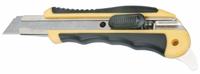 ABILITY ONE Snap-Off Utility Knife: 6 in Overall Lg, Rubberized, 8 Segments, 0 Blades Stored, Black (MPN 5110-01-621-5252). Key specifications — attr307932: Rubberized; attr307935: Black; attr307939: Plastic; attr307957: Contoured; attr324893: ABILITY ONE.