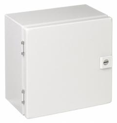 HOFFMAN Enclosure: Steel, 14 in x 12 in x 8 in, NEMA 12/13, Solid Cover, Hinged (MPN A14128CH). Key specifications — Brand: HOFFMAN; Closure Method: Clamps; Knockouts: Not Included.