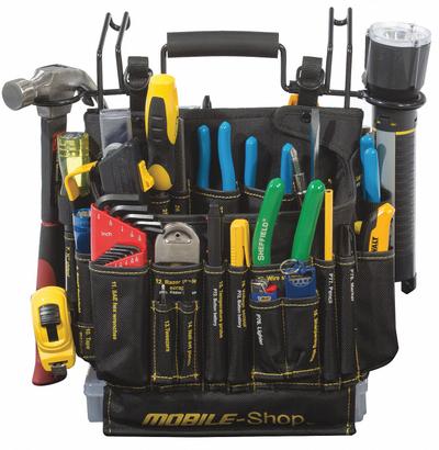 MOBILE SHOP Master Tool Set: 97 Total Pcs, SAE, 3/8 in Socket Drive Size - Tool Sets with Tool Bag