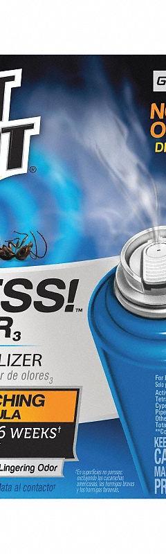 HOT SHOT Insect Killer: For Use On Crawling Insects, Aerosol Spray Can, 1.2 oz Container Size, 3 PK (MPN HG-20177). Key specifications — Brand: HOT SHOT; Container Type: Aerosol Spray Can; DEET Concentration: DEET-Free; Form: Aerosol Spray; Indoor/Outdoor Use: Indoor; Insect Group: Crawling; Targeted Insects: Fleas.
