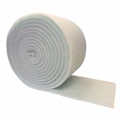GRAINGER Air Filter Roll: 24 in x 60 in, Polyester, White (MPN 03E122460). Key specifications — Media Material: Polyester; Media Color: White; Brand: GRAINGER.