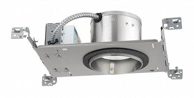 JUNO LIGHTING Recessed Down Light: Airtight New Construction, 5 in Dia, 600 lm, 4000K - New Construction Recessed LED Downlight Housings