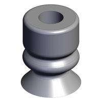 SMC Bellows Pad: Bellows, w/o Adapter, 4 mm Pad Dia, Silicone, Black, 40, 6 mm Pad Ht, ZP2 (MPN ZP2-B04MBS). Key specifications — attr1019101: ZP2-B04MBS; attr1019103: SMC; attr1019107: 40.