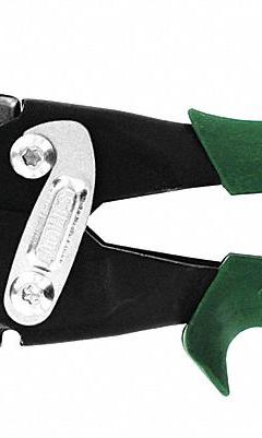 MIDWEST SNIPS Aviation Snip: Right/Straight, 9 3/4 in Overall Lg, 1 1/4 in Cutting Lg, Steel, Steel (MPN MWT-6716R). Key specifications — attr308531: Plastic; attr308530: Steel; attr308532: Steel; attr308533: Yes; attr308535: Cold Rolled Steel; attr308541: 22 ga (Stainless Steel); attr308546: Right; attr324897: MIDWEST SNIPS.