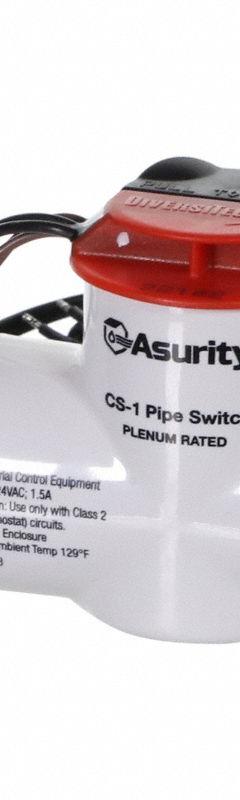 DIVERSITECH Pipe-Mounted Tee Float Switch: Pipe-Mounted Tee Float Switch (MPN CS-1). Key specifications — Product Type: Pipe-Mounted Tee Float Switch; Manufacturer Part Number: CS-1; Brand: DIVERSITECH.