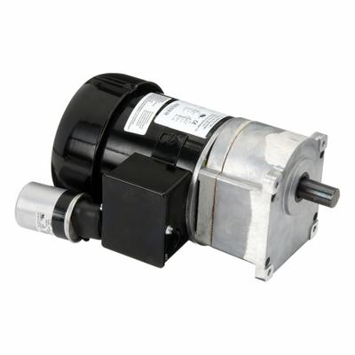 Dayton Gearmotor: Parallel, Single Output Shaft, PSC, TEFC, 20 RPM, 500 in-lb Max Torque - Parallel Shaft AC Gearmotors