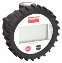 DAYTON Electronic Flowmeter: Electronic Flowmeter, Electromagnetic, Antifreeze/Diesel/Kerosene/Oils (MPN 32ZN65). Key specifications — Display Type: Digital; Accuracy: +/-0.5%; Brand: DAYTON.