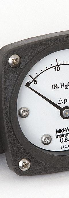 MIDWEST INSTRUMENT Differential Pressure Gauge: Back, 1/4 in NPT Female, ±3-2-3% Gauge Accuracy, 142 (MPN 142-AA-00-OO-25H). Key specifications — Sensor Type: Diaphragm; Series: 142; Housing Material: Aluminum; Certificate of Calibration: Not Included; Gauge Accuracy: ±3-2-3%.
