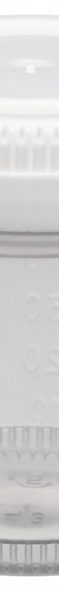 GLOBE SCIENTIFIC Laboratory Jar: Polypropylene, Polyethylene, 2 fl oz, 48 mm Body Dia, 60 mm Ht (MPN 6522). Key specifications — Brand: GLOBE SCIENTIFIC; Clarity: Translucent; Closure Included: Yes; Pre-Cleaned: None.
