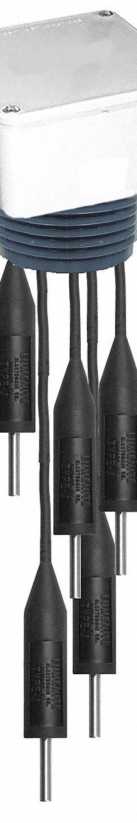 LUMENITE Liquid Level Probe: 5 Probes, NPT, 2 1/2 in Process Connection Size, Polycarbonate (MPN PHP45CPN20FT). Key specifications — attr1387774: LUMENITE; attr1389795: Polycarbonate.