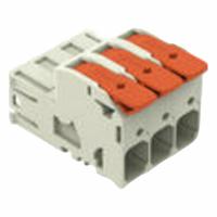 WAGO Lever Wire Connector: 3 Port, 18 AWG – 4 AWG Solid Wire Size Range, 66 A, 600 V, 832 Series (MPN 832-1203). Key specifications — Brand: WAGO; Product Type: Male Pluggable Lever; Series: 832.