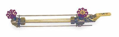 APOLLO Water Gauge: Stainless Steel, 5/8 in Gauge Glass Dia, 12 in Gauge Glass Lg - Tube-Style Sight Glasses