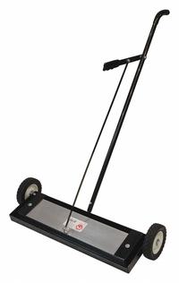 MAG-MATE Magnetic Floor Sweeper: 24 in Magnet Lg, 13/16 in Magnet Ht, Mag. Release Typ. Lever (MPN IS2400). Key specifications — attr1004942: MAG-MATE; attr1016201: Rubber.