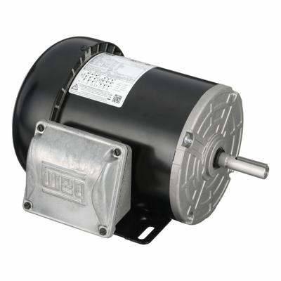 WEG General Purpose Motor: Rigid Base Mount, Totally Enclosed Fan Cooled, 1/3 hp - Rigid Base 3-Phase General Purpose AC Motors